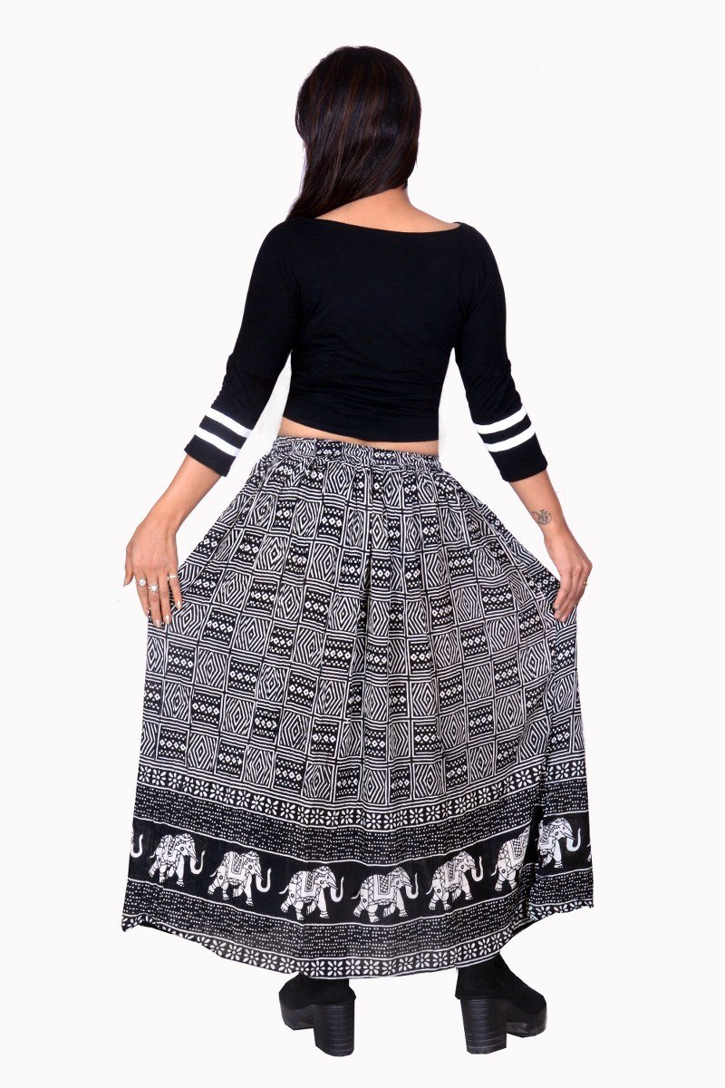 long black hippie skirt