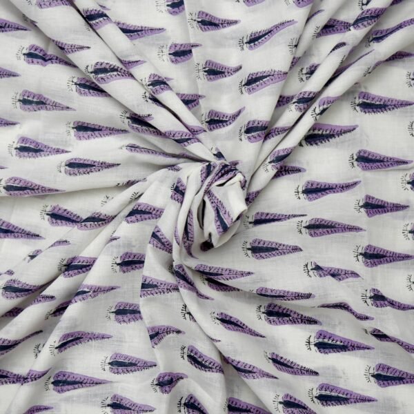 Ethnic Block Print Soft Cotton Fabric