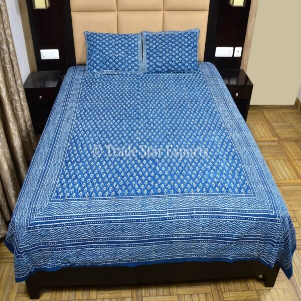 Hand Block Printed Cotton Bedding Set