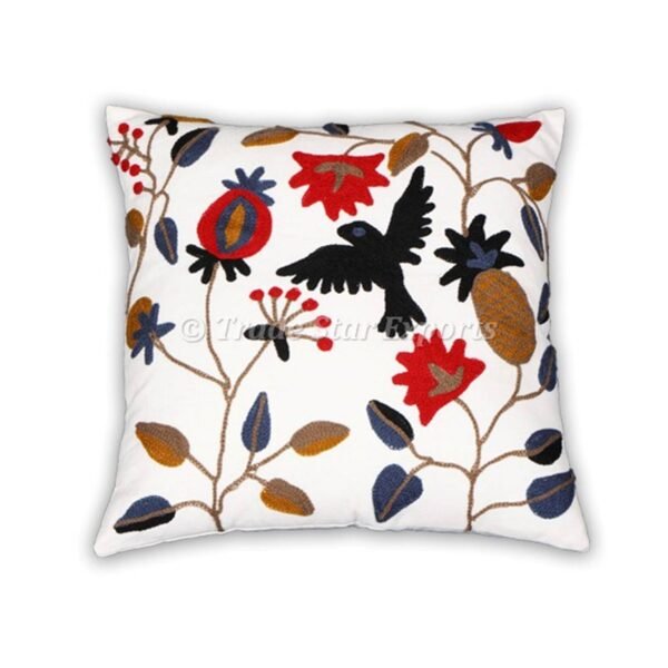 Indian Vintage Embroidered Pillow Case